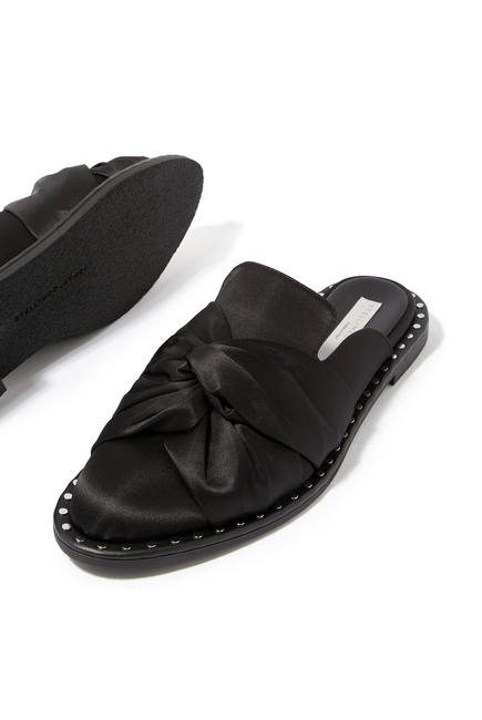 Falabella Twisted Open-Back Loafers